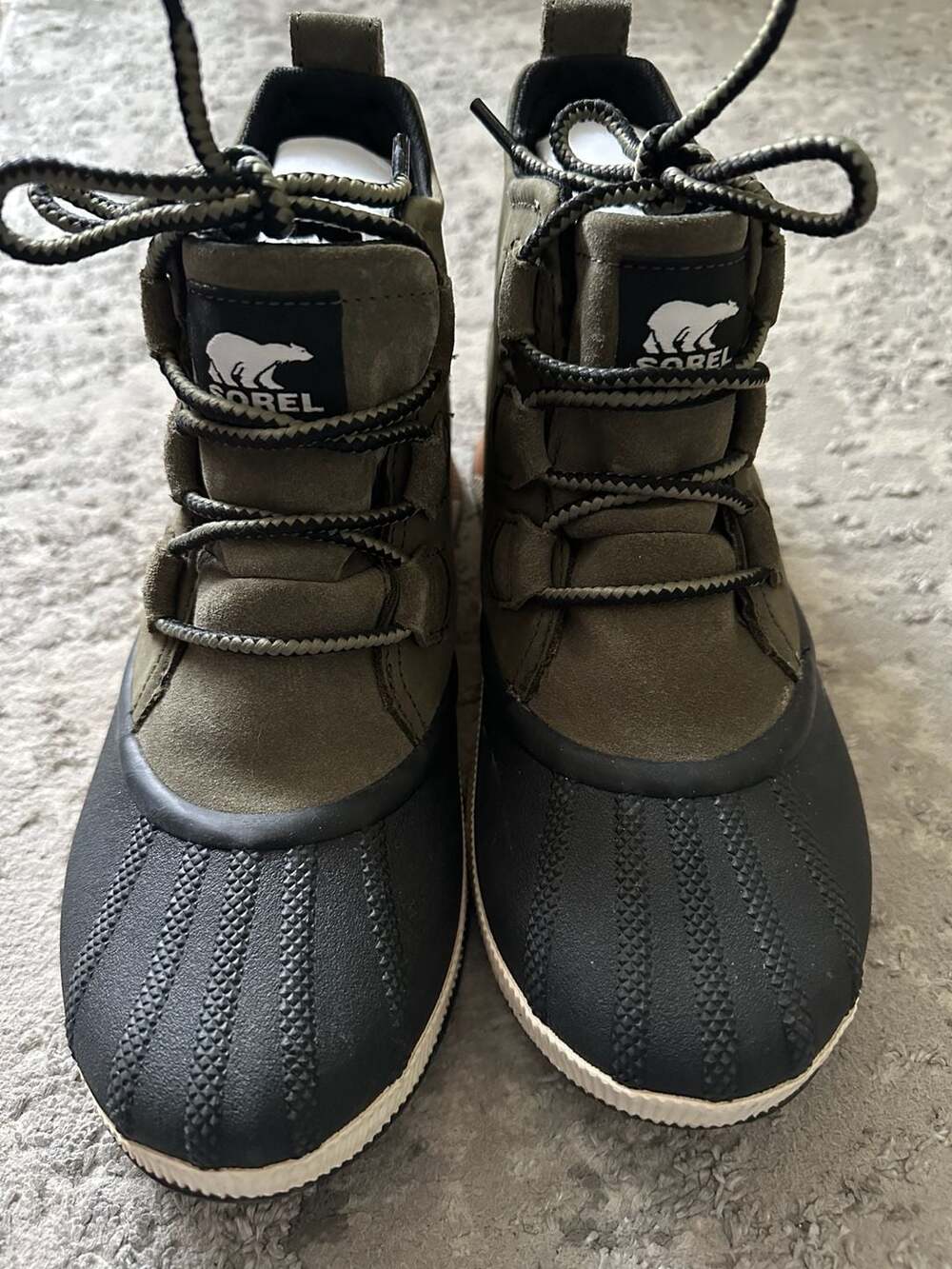 Sorel Out N About IV Waterproof Boot Green Black Women's Size 9.5